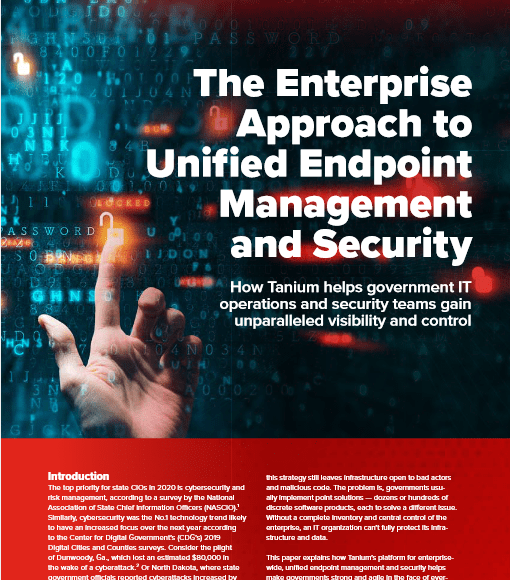 The Enterprise Approach to Unified Endpoint Management and Security