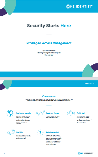Security Starts Here - Privileged Access Management 1 Security Starts Here Privileged Access Management