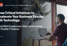 Three Critical Initiatives to Accelerate Your Business Results with Technology