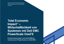 Total Economic Impact: Wirtschaftlichkeit von Systemen mit Dell EMC PowerScale OneFS
