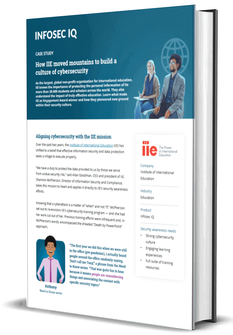 How IIE Moved Mountains to Build a Culture of Cybersecurity-min