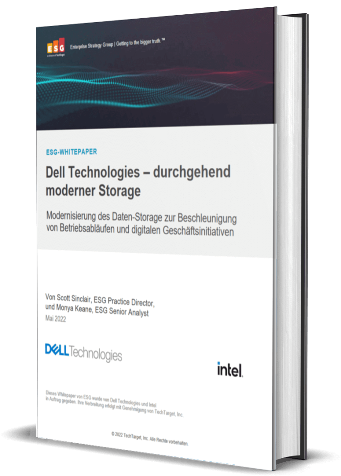 Dell Technologies durchgehend moderner Storage