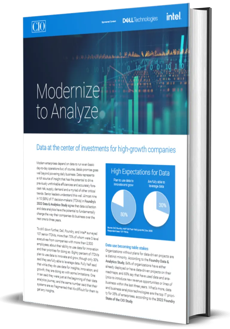 Modernize to Analyze Data at the Center of Investments for High-Growth Companies