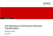 The Relevancy of Archiving for Business Transformation The Relevancy of Archiving for Business Transformation