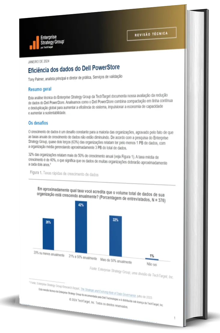 Eficiencia dos dados do Dell PowerStore