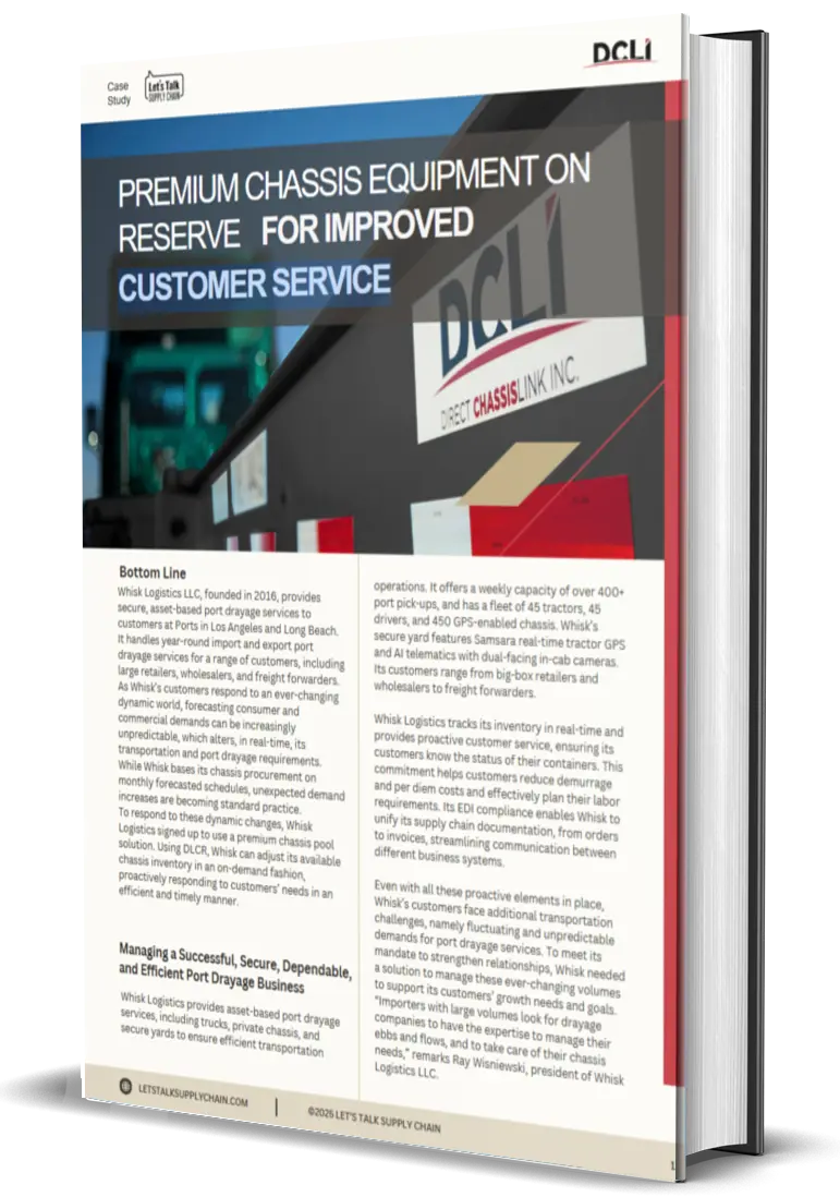 Premium Chassis Equipment on Reserve for Improved Customer Service